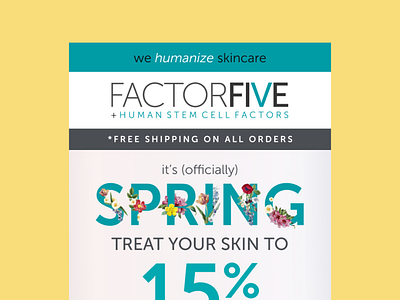 Spring Sale FACTORFIVE Email