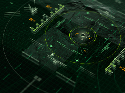 Sci-Fi HUD Data Design