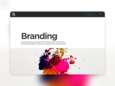 Hostopia branding solutions branding clean minimal refresh user experience user interface website design