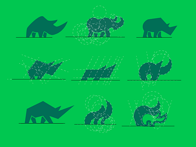 Rhino explorations adobe illustrator icon illustration logo logodesign vector