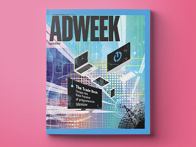 Adweek Cover adweek graphicdesign illustration retrofutirism