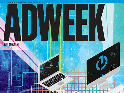 Adweek Magazine Cover ad tech adweek code digital world mac book pro magazine cover mail new frontier programmatic space the future the trade desk
