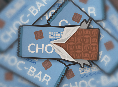 Choc-Bar adobe illustrator design freelance work illustration illustrator sticker sticker design vector vector art vector illustration