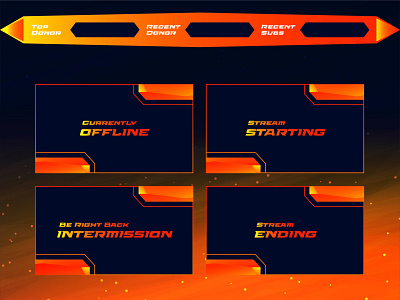 twitch overlay design game game design game ui gaming screen stream streamer streaming twitch twitch overlay
