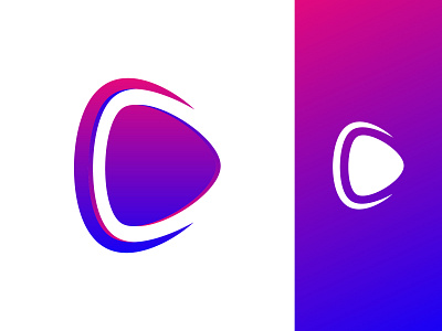 Crate app logo app logo c c letter c logo entertainment logo music play video