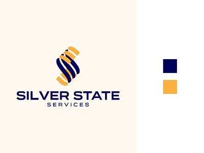Silver State Services logo abstract brand identity branding letter logotype minimal monogram s s letter services sss letter text typeface typography vector wordmark