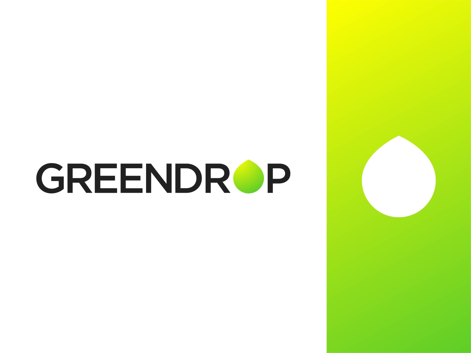 Logo Design "GreenDrop" by XamlDesigner on Dribbble