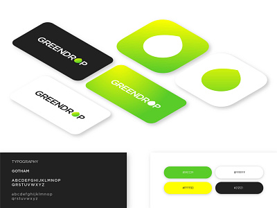 Green Drop brand guidelines brand identity branding logo logodesign logotype style guides