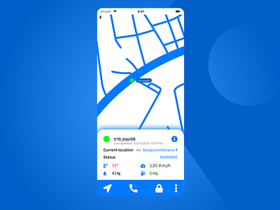 DailyUI 020 - Location Tracker