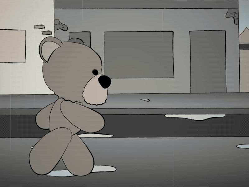Doble - Mi Pequeno Regalo (Official Music Video) 2d animation animation bear music video