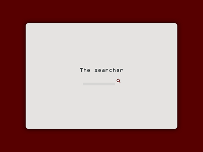 DailyUI 022 - Search