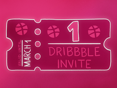 Dribbble Invite Giveaway design dribbble invitation invite join