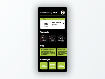 DailyUI 041 - Workout Tracker challenge dailyui dailyui041 design ui ux workout tracker