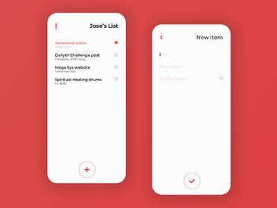 DailyUI 042 - ToDo List