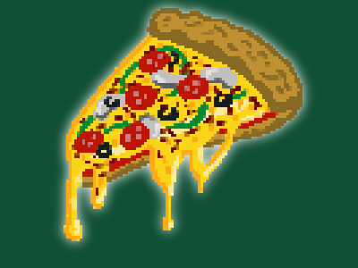 It's Pizza time! 8 art design pixel pixel art pixelart pizza procreate