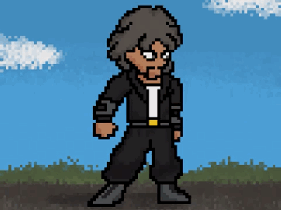 Pixel art character