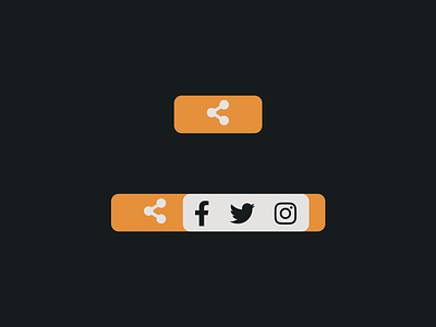 DailyUI 010 - Social share button challenge dailyui dailyui010 networks share social ui ux