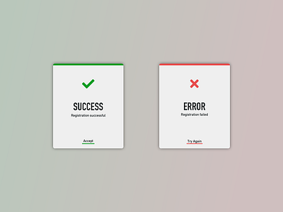 DailyUI 011 - Flash message challenge dailyui dailyui011 error flash message message minimalist popup success ui ux