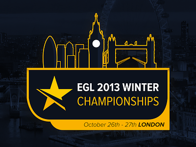 EGL London Logo esports gaming logo london