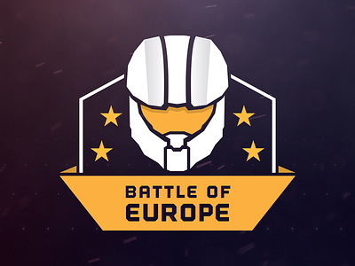 Battle of Europe - Logo battle europe halo helmet logo master chief