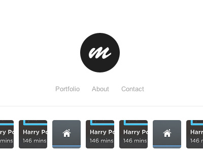 Portfolio Light logo nav portfolio web