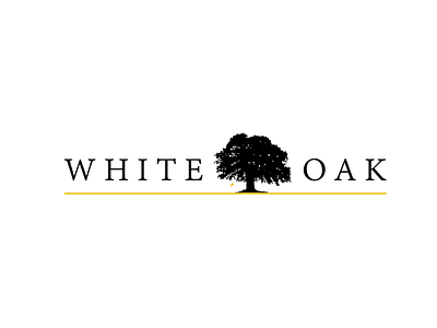 White Oak Logo Design branding design flat illustration illustrator lettering logo minimal typography website