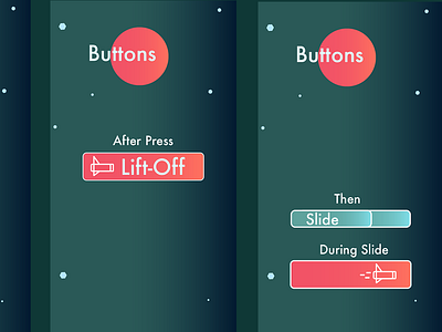 Button Mock up for App