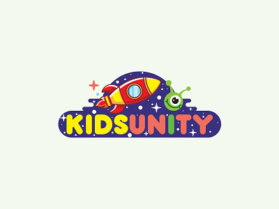 KIDSUNITY illustration logo space
