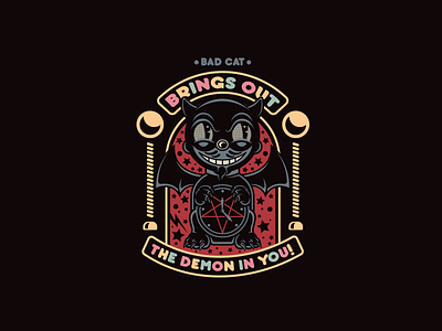 Bad Cat character characterdesign design illustration kit-cat satan