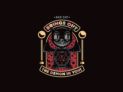 Bad Cat character characterdesign design illustration kit cat satan