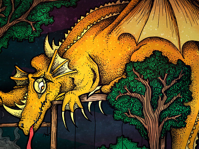 Fairytale art cartoon digital dragon drawing eesteren fairytale fineliner illustration manouk photoshop van