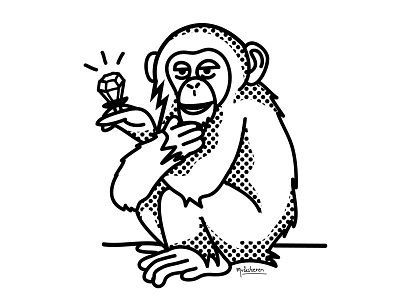 Ugly Ape ape eesteren illustration illustrator manouk ring ugly van