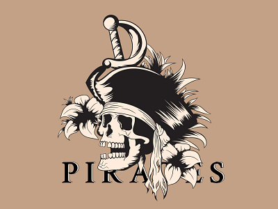 PIRATES adobe illustrator death design illustration pirate skull vector