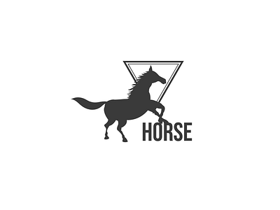 Horse logo animal black brand hipster horse horse logo logo logos man silhouette