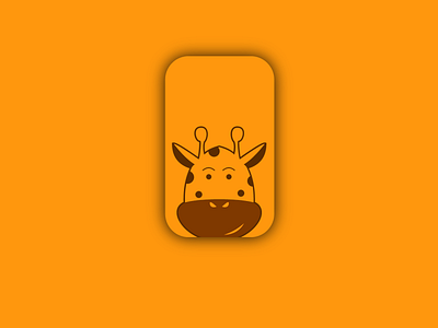 giraffe wallpaper animal cartoon cuta animal cute fun funny giraffe orange ui wallpaper