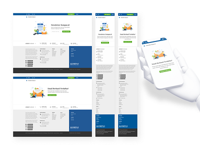 Newsletter page Kompas.id dani wijaya design kompas kompasid newsletter product design ui web web design