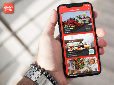 Order it- App Interface Design app app design concept design food app ideas inspiration inspiring interaction interface interface design order app ui ui desgin ux ux ui design uxdesign