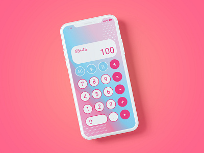 Daily UI- Day04 Calculator app calculator calculator app concept daily 100 daily 100 challenge daily challange dailyui dailyui004 day04 design ideas inspiration inspiring interface interface design ui