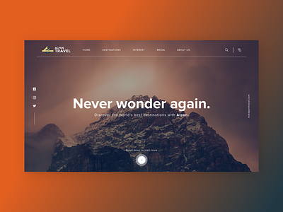 Traveling Landing Page