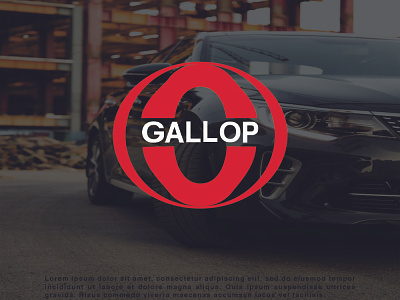 GALLOP abstract logo brand identity design logo logo des logodesign