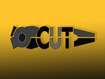 Cut it! branding logo typography