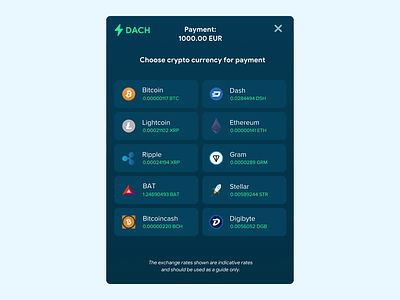 👋Crypto payment animation app bitcoin crypto currency dach ios iphone sketch ui ux