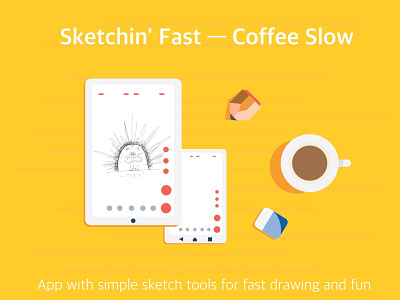Sketchin' Fast — Coffee Slow android draw fast flat fun ios sketch sketchin