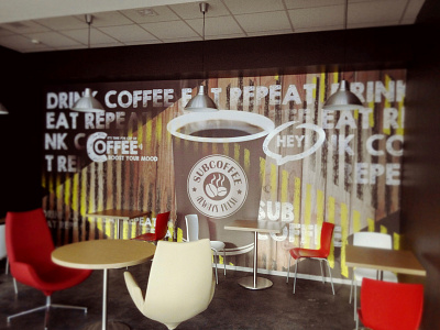 Coffee zone graphics for Subburger abstraction coffee design hey interior singlecopy sub zone