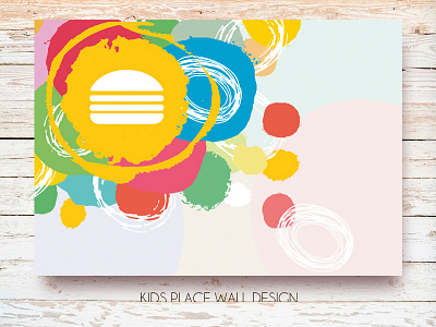 Subburger kids zone wall abstraction abstraction. colorfull design spray can sub subburger wall