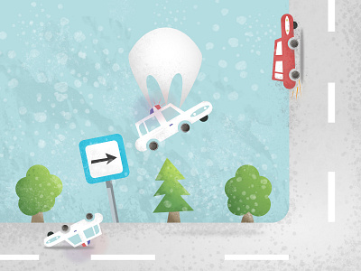 Testing Texturizer Pro affinity designer! illustration pro snow texturizer