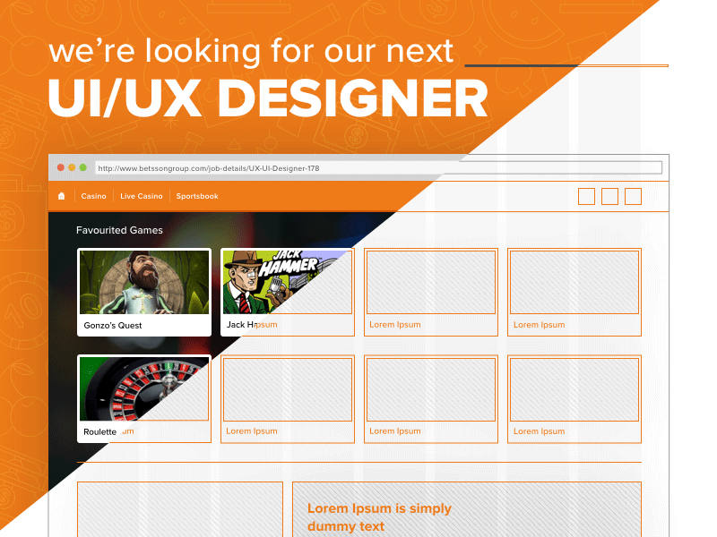Join our team! advert first dribbble first shot job job opening ui user interface ux vacancy wireframing
