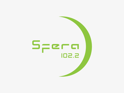 Sfera 102.2 Radio Station Logo brand graphic design logo