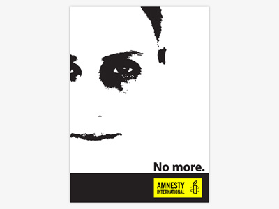 Amnesty International poster graphic design poster print