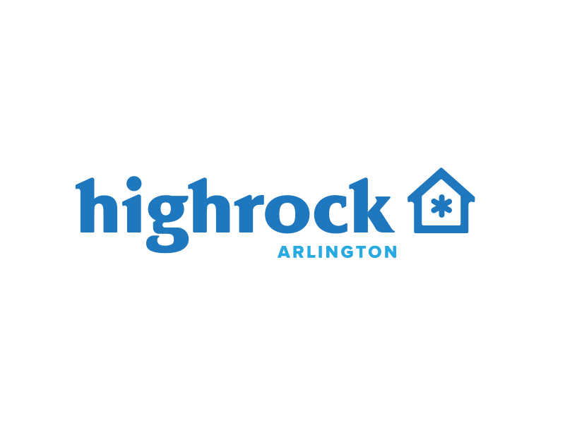 Highrock Logo Corners angles boston church high home house rock root starburst wip